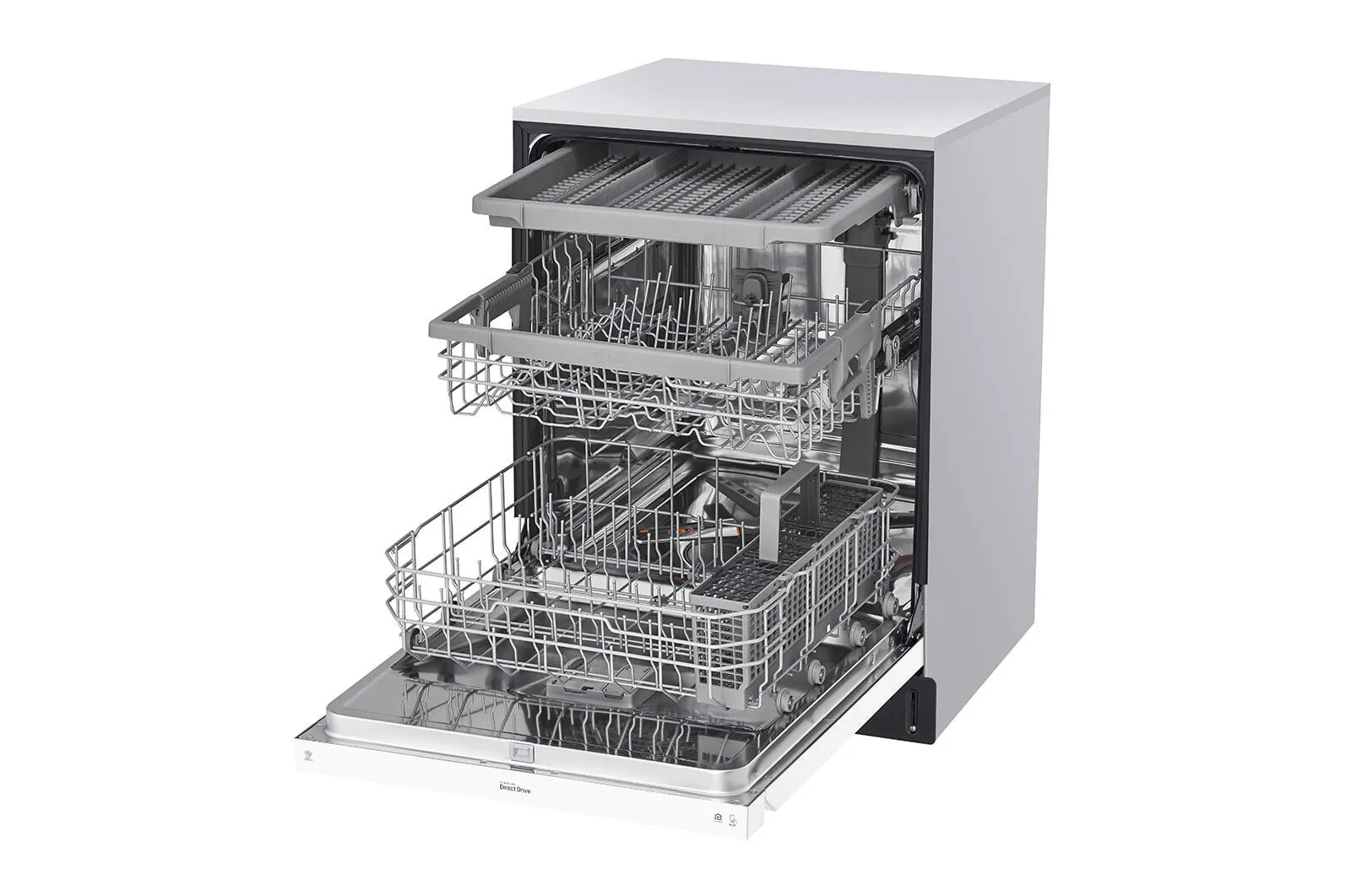 Lg LDFN4542W Front Control Dishwasher With Quadwash&#8482; And 3Rd Rack