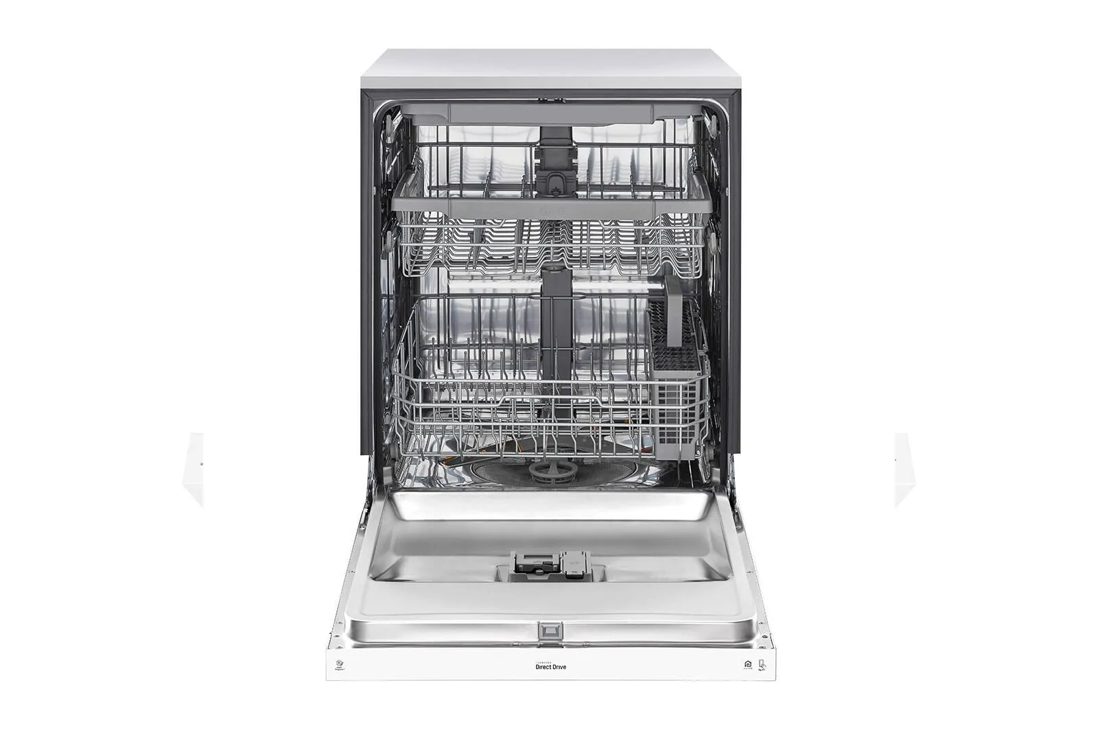 Lg LDFN4542W Front Control Dishwasher With Quadwash&#8482; And 3Rd Rack