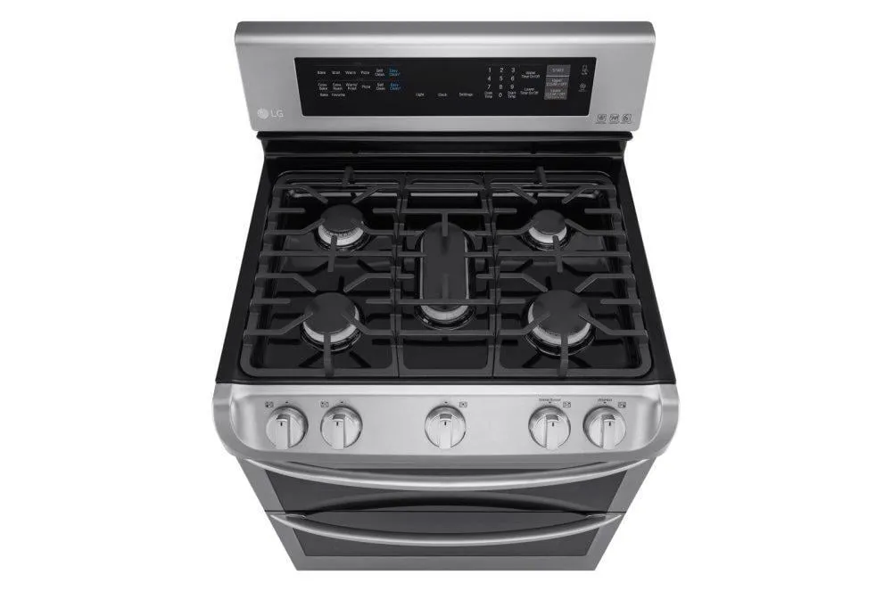 Lg LDG4313ST 6.9 Cu. Ft. Gas Double Oven Range With Probake Convection And Easyclean