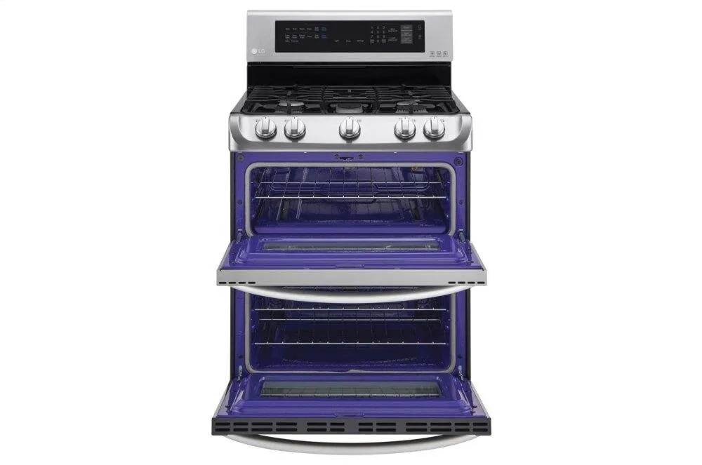 Lg LDG4313ST 6.9 Cu. Ft. Gas Double Oven Range With Probake Convection And Easyclean