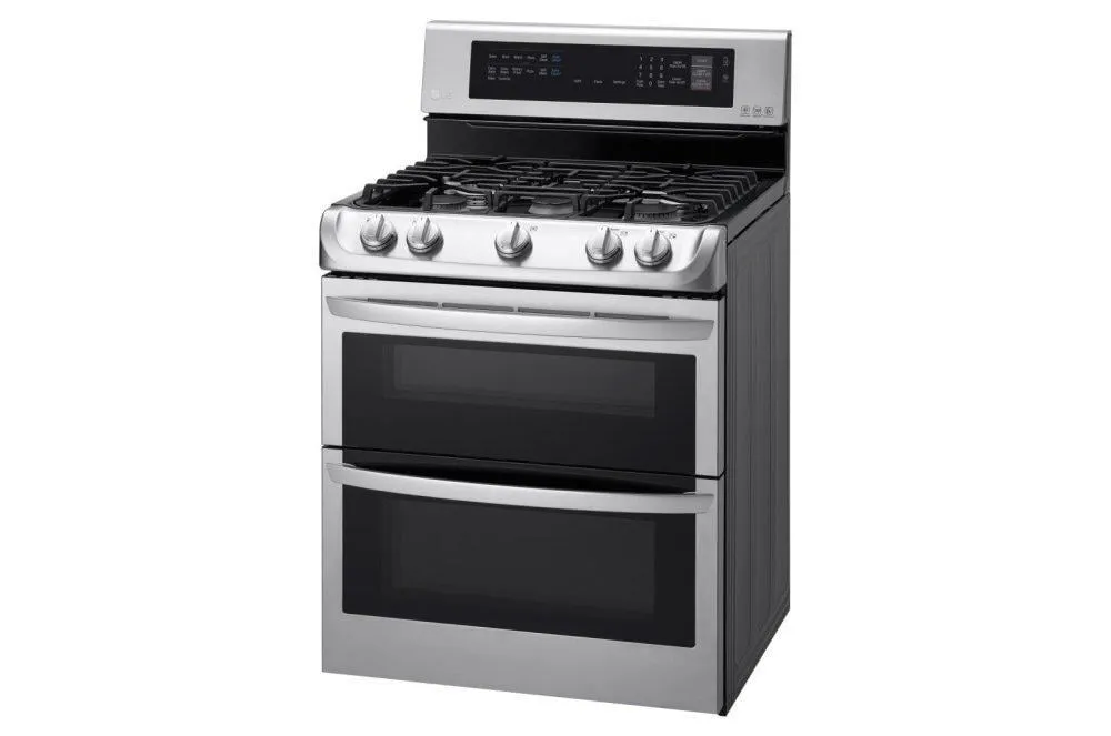 Lg LDG4313ST 6.9 Cu. Ft. Gas Double Oven Range With Probake Convection And Easyclean