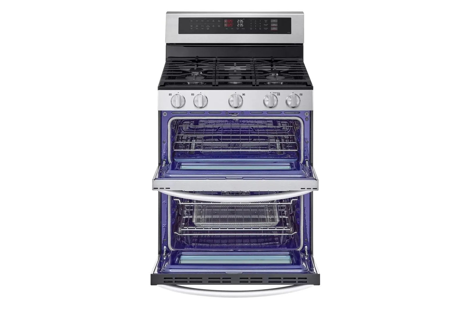 Lg LDGL6924S 6.9 Cu. Ft. Smart Gas Double Oven Freestanding Range With Probake Convection And Air Fry