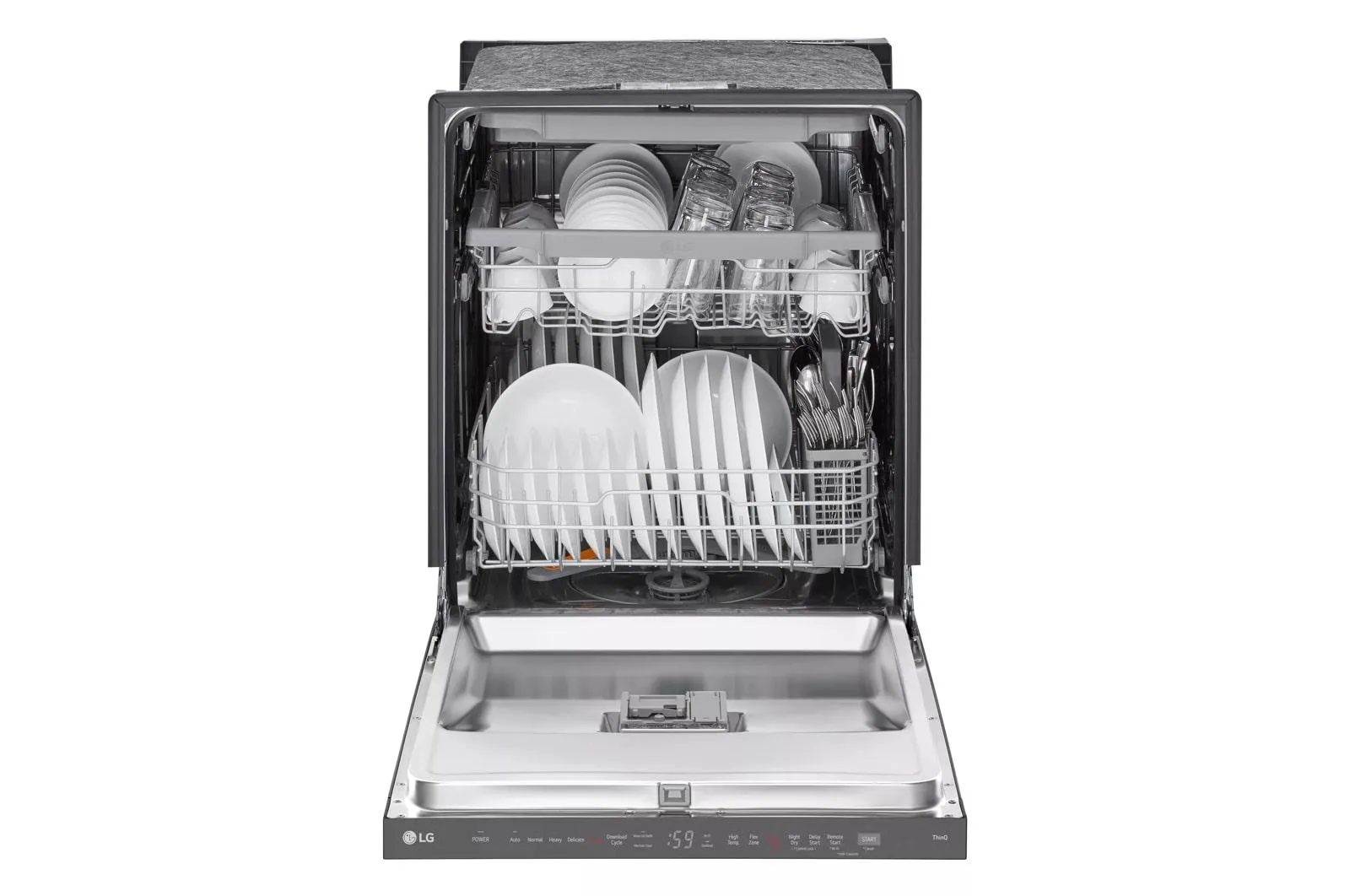 Lg LDPH5554D Smart Top-Control Dishwasher With 1-Hour Wash & Dry, Quadwash Pro, And Dynamic Heat Dry&#8482;
