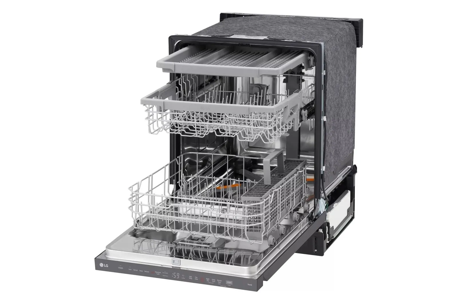 Lg LDPH5554D Smart Top-Control Dishwasher With 1-Hour Wash & Dry, Quadwash Pro, And Dynamic Heat Dry&#8482;