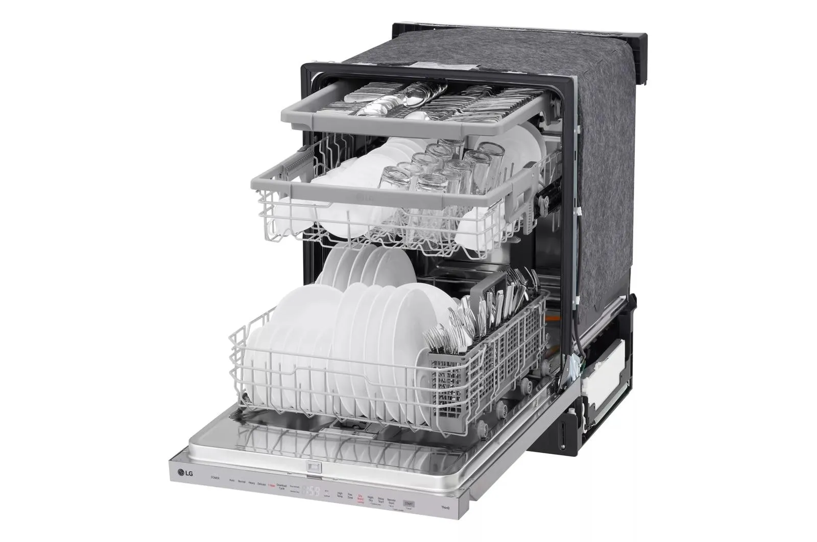 Lg LDPH5554S Smart Top-Control Dishwasher With 1-Hour Wash & Dry, Quadwash Pro, And Dynamic Heat Dry&#8482;