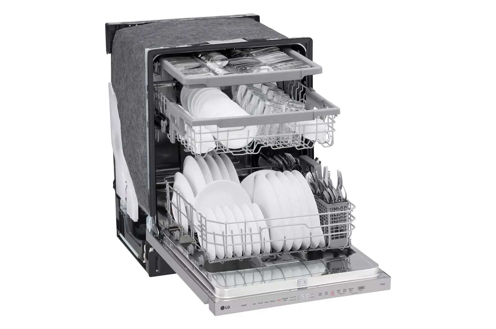 Lg LDPH5554S Smart Top-Control Dishwasher With 1-Hour Wash & Dry, Quadwash Pro, And Dynamic Heat Dry&#8482;