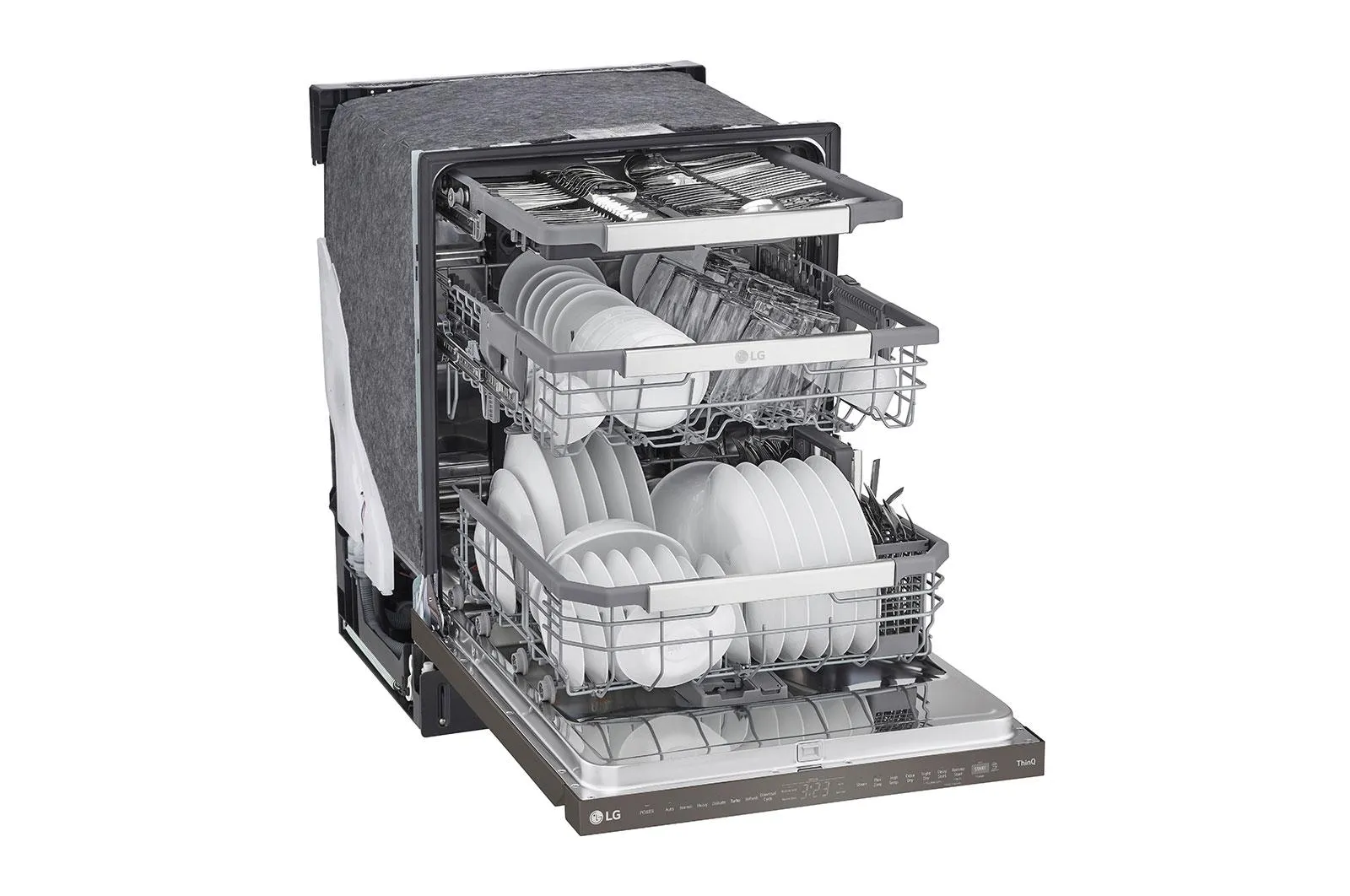 Lg LDPS6762D Smart Top Control Dishwasher With Quadwash Pro, Truesteam And Dynamic Dry