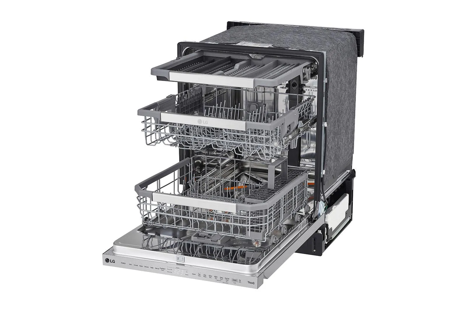Lg LDPS6762S Smart Top Control Dishwasher With Quadwash Pro, Truesteam And Dynamic Dry