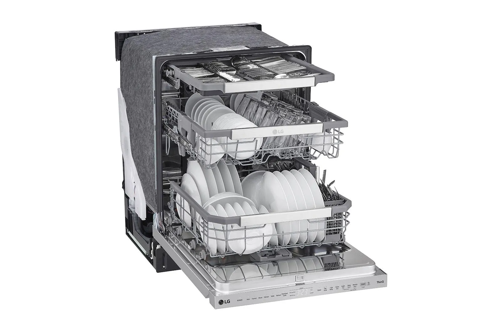 Lg LDPS6762S Smart Top Control Dishwasher With Quadwash Pro, Truesteam And Dynamic Dry