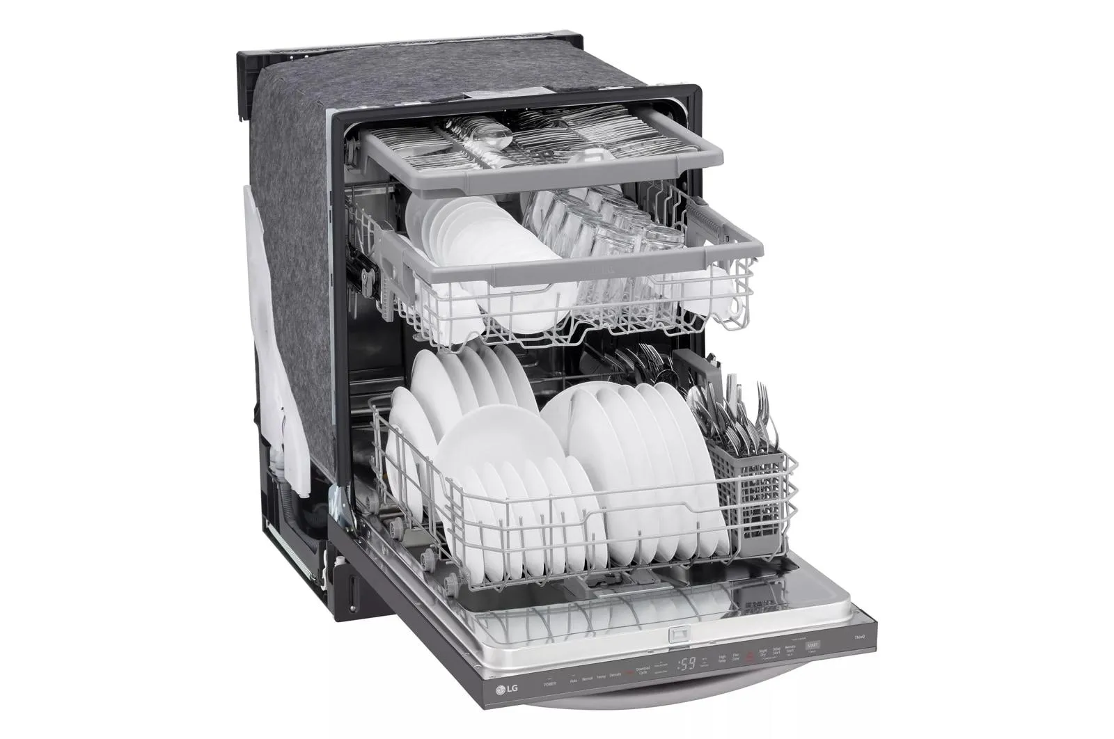 Lg LDTH5554D Top-Control Dishwasher With 1-Hour Wash & Dry, Quadwash Pro, And Dynamic Heat Dry&#8482;