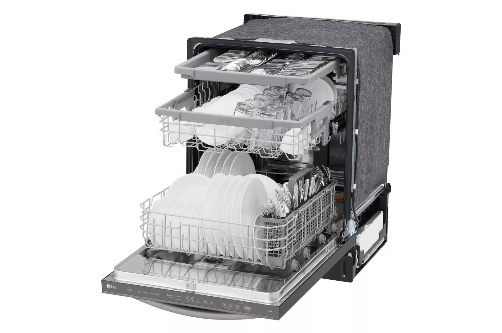 Lg LDTH5554D Top-Control Dishwasher With 1-Hour Wash & Dry, Quadwash Pro, And Dynamic Heat Dry&#8482;