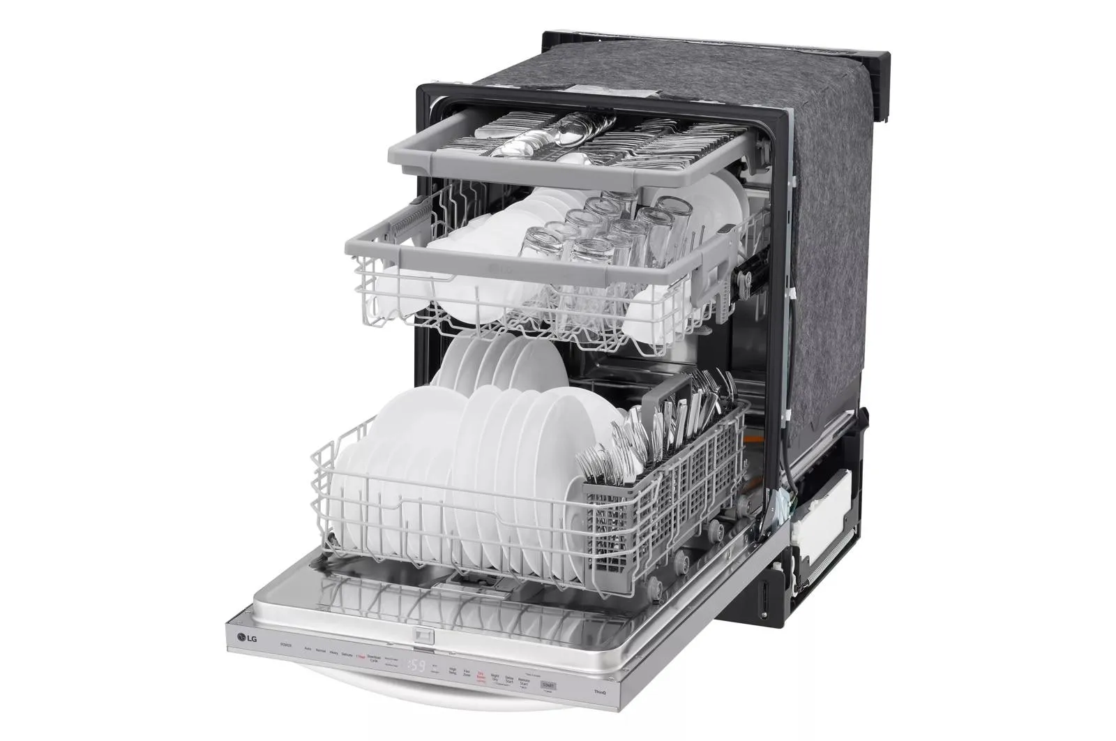 Lg LDTH5554S Top-Control Dishwasher With 1-Hour Wash & Dry, Quadwash Pro, And Dynamic Heat Dry&#8482;
