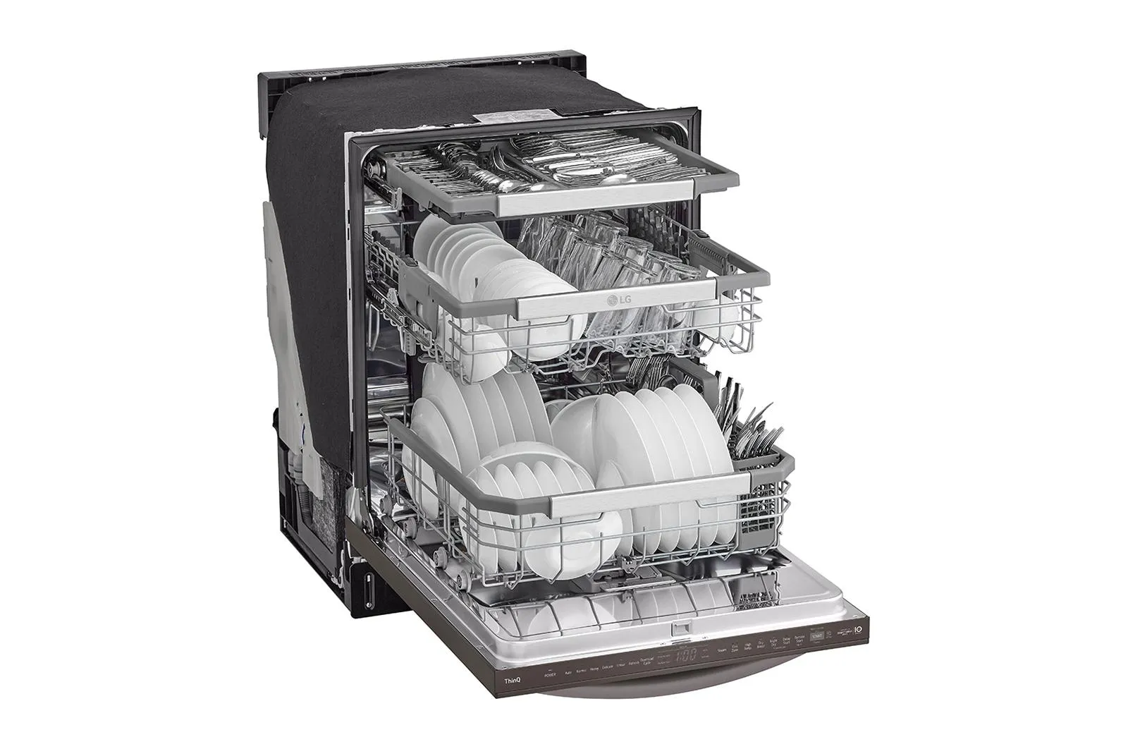 Lg LDTH7972D Smart Top Control Dishwasher With 1-Hour Wash & Dry, Quadwash&#8482; Pro, Dynamic Heat Dry And Truesteam