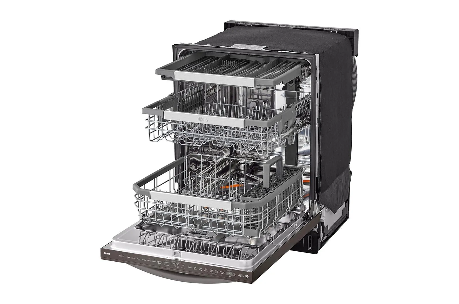 Lg LDTH7972D Smart Top Control Dishwasher With 1-Hour Wash & Dry, Quadwash&#8482; Pro, Dynamic Heat Dry And Truesteam