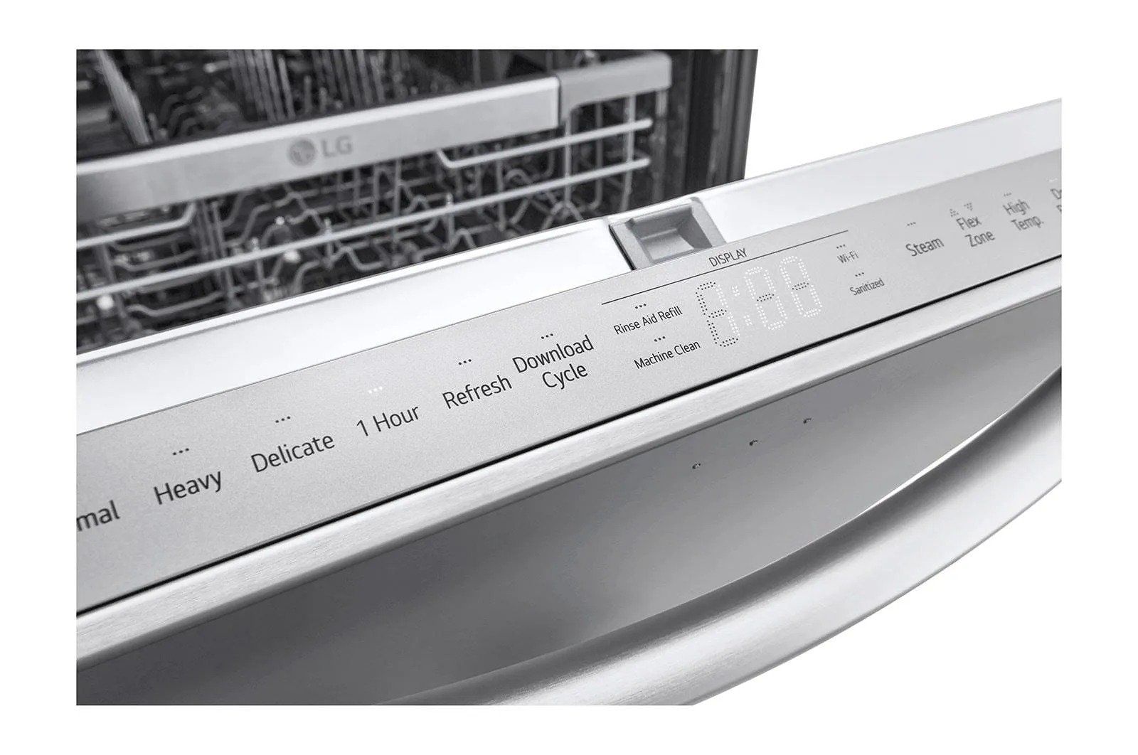 Lg LDTH7972S Smart Wi-Fi Enabled Top Control Dishwasher With 1-Hour Wash & Dry, Quadwash&#8482; Pro, Dynamic Heat Dry & Truesteam