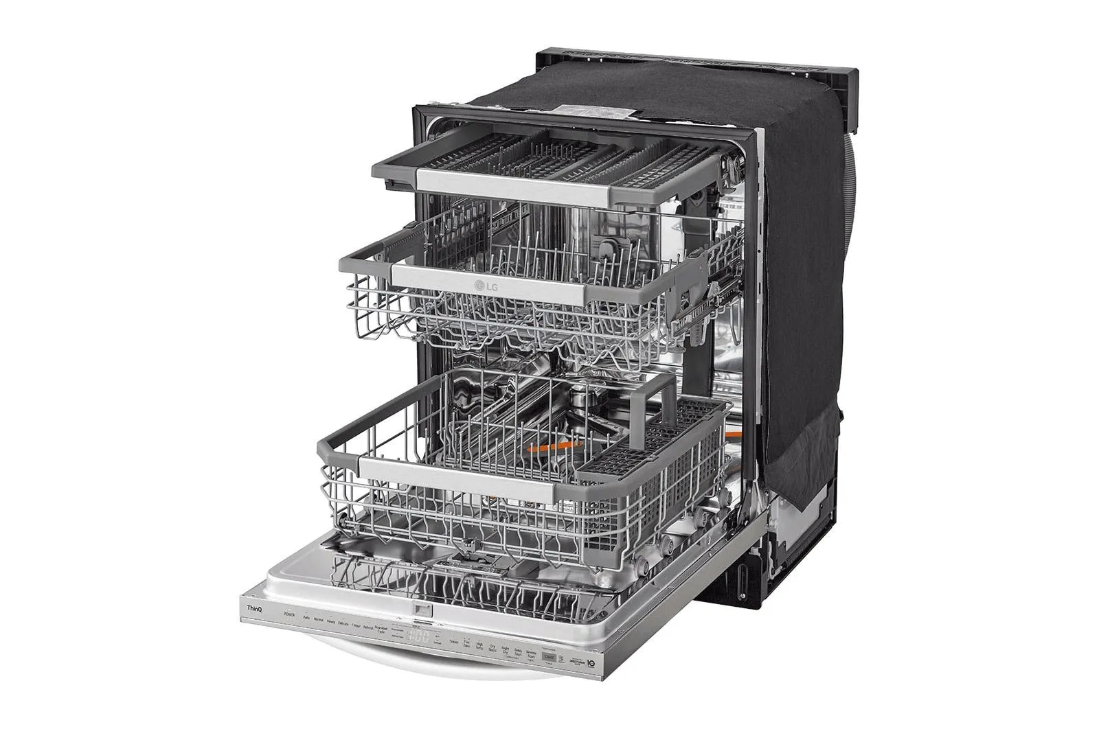 Lg LDTH7972S Smart Wi-Fi Enabled Top Control Dishwasher With 1-Hour Wash & Dry, Quadwash&#8482; Pro, Dynamic Heat Dry & Truesteam