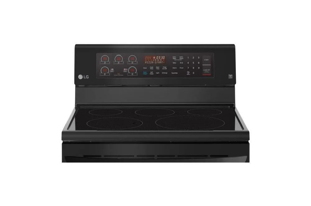 Lg LRE3194BM 6.3 Cu. Ft. Electric Single Oven Range With True Convection And Easyclean