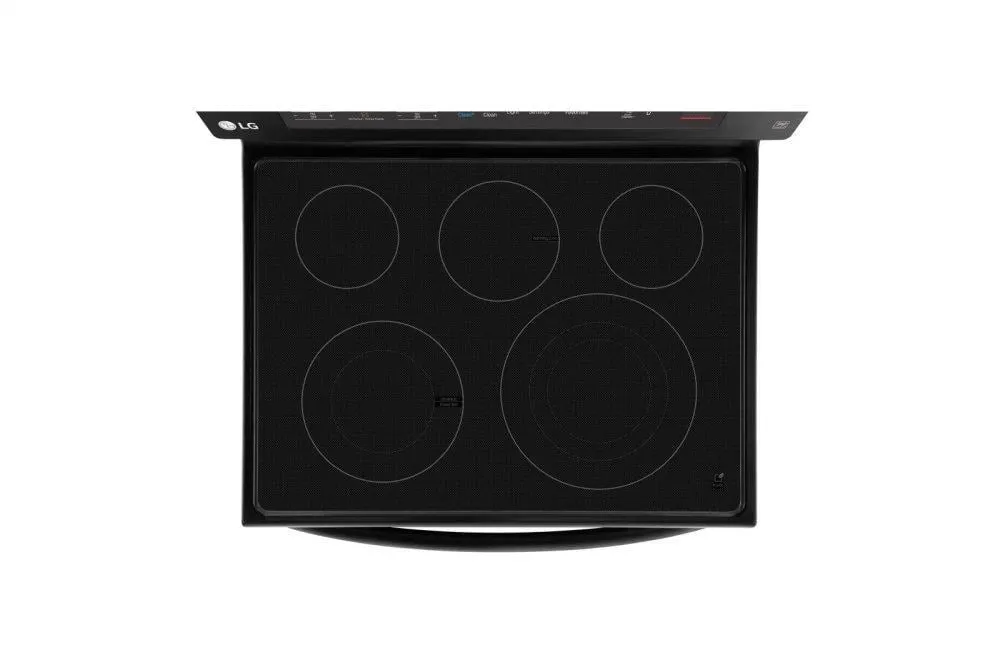 Lg LRE3194BM 6.3 Cu. Ft. Electric Single Oven Range With True Convection And Easyclean