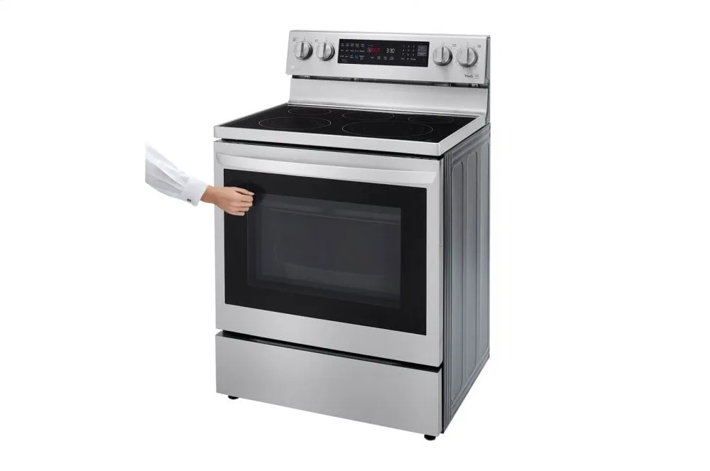Lg LREL6325F 6.3 Cu Ft. Smart Wi-Fi Enabled True Convection Instaview Electric Range With Air Fry