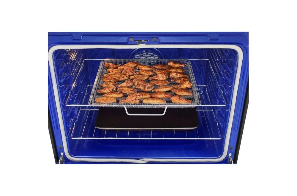 Lg LREL6325F 6.3 Cu Ft. Smart Wi-Fi Enabled True Convection Instaview Electric Range With Air Fry