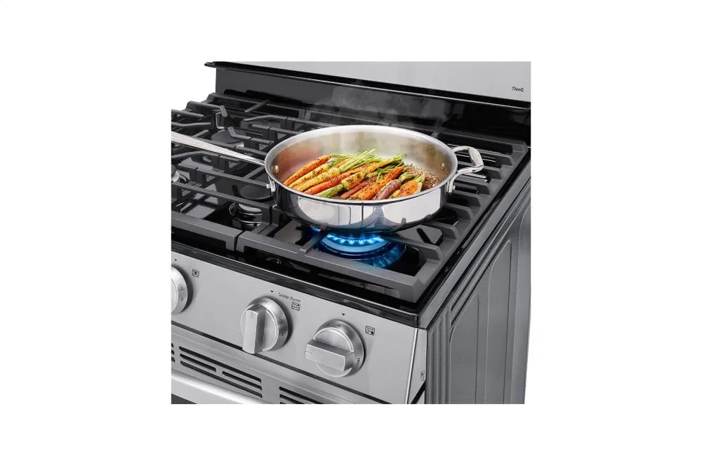 Lg LRGL5821S 5.8 Cu Ft. Smart Wi-Fi Enabled Gas Range With Easyclean