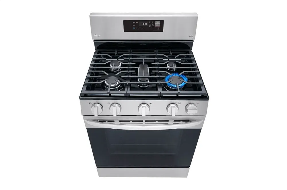 Lg LRGL5821S 5.8 Cu Ft. Smart Wi-Fi Enabled Gas Range With Easyclean