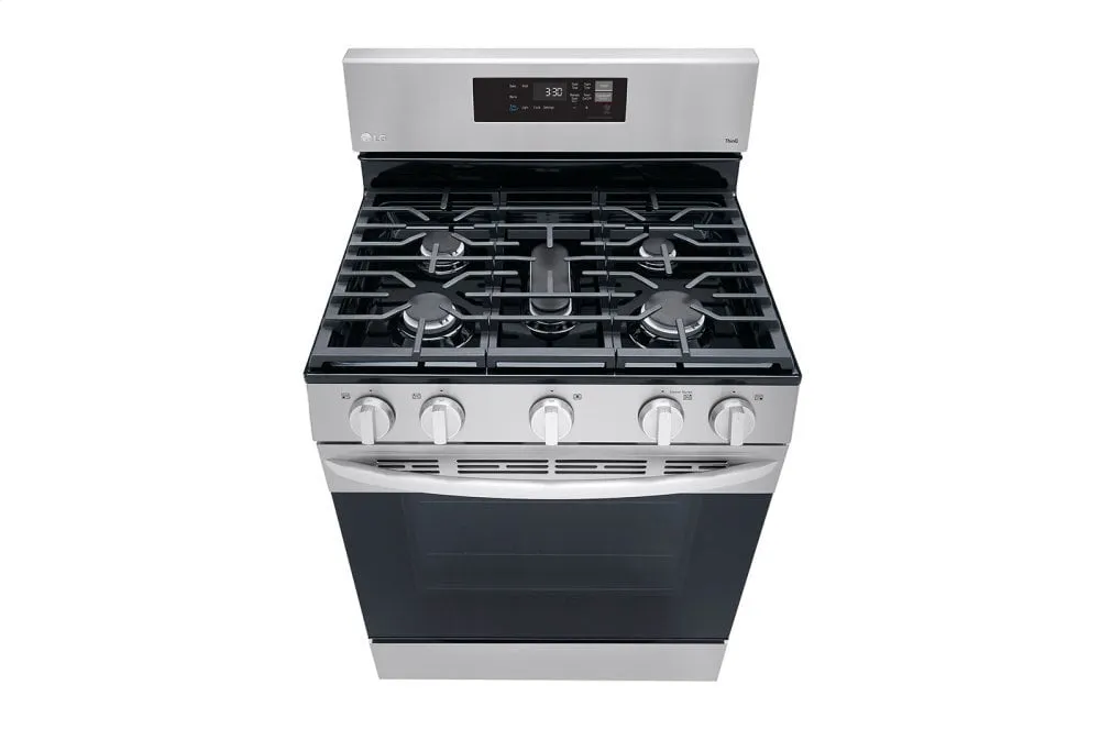 Lg LRGL5821S 5.8 Cu Ft. Smart Wi-Fi Enabled Gas Range With Easyclean
