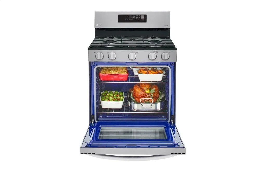 Lg LRGL5821S 5.8 Cu Ft. Smart Wi-Fi Enabled Gas Range With Easyclean