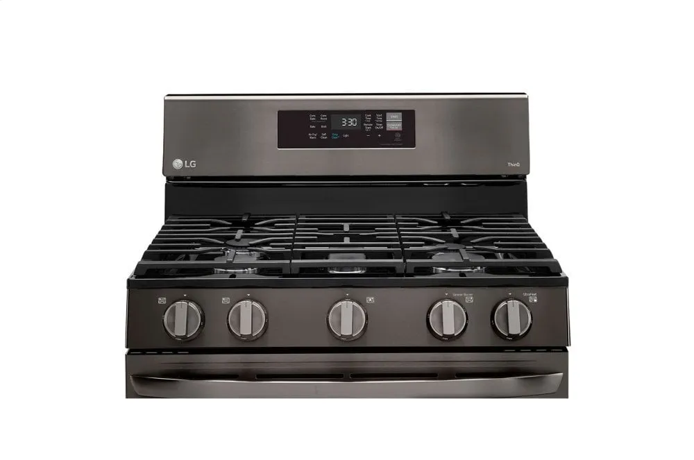 Lg LRGL5823D 5.8 Cu Ft. Smart Wi-Fi Enabled Fan Convection Gas Range With Air Fry & Easyclean