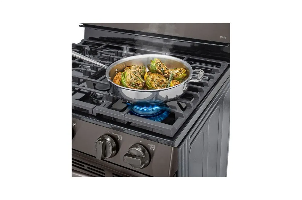 Lg LRGL5823D 5.8 Cu Ft. Smart Wi-Fi Enabled Fan Convection Gas Range With Air Fry & Easyclean