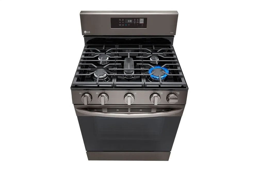 Lg LRGL5823D 5.8 Cu Ft. Smart Wi-Fi Enabled Fan Convection Gas Range With Air Fry & Easyclean