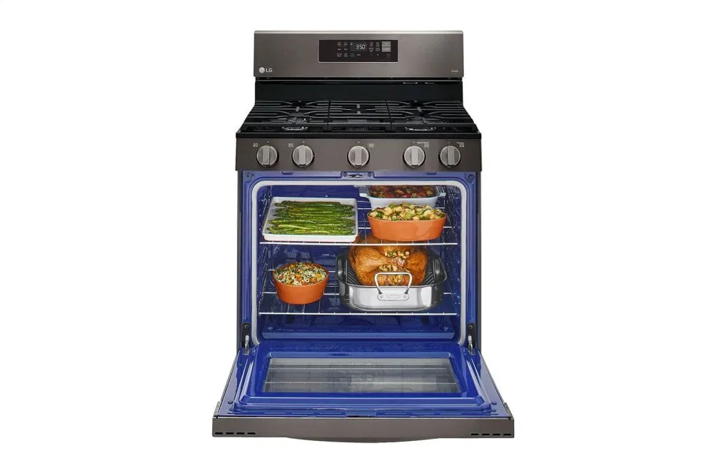 Lg LRGL5823D 5.8 Cu Ft. Smart Wi-Fi Enabled Fan Convection Gas Range With Air Fry & Easyclean