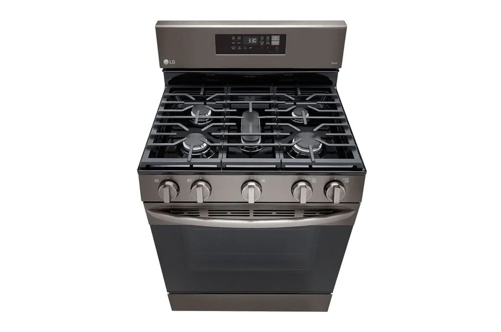 Lg LRGL5823D 5.8 Cu Ft. Smart Wi-Fi Enabled Fan Convection Gas Range With Air Fry & Easyclean