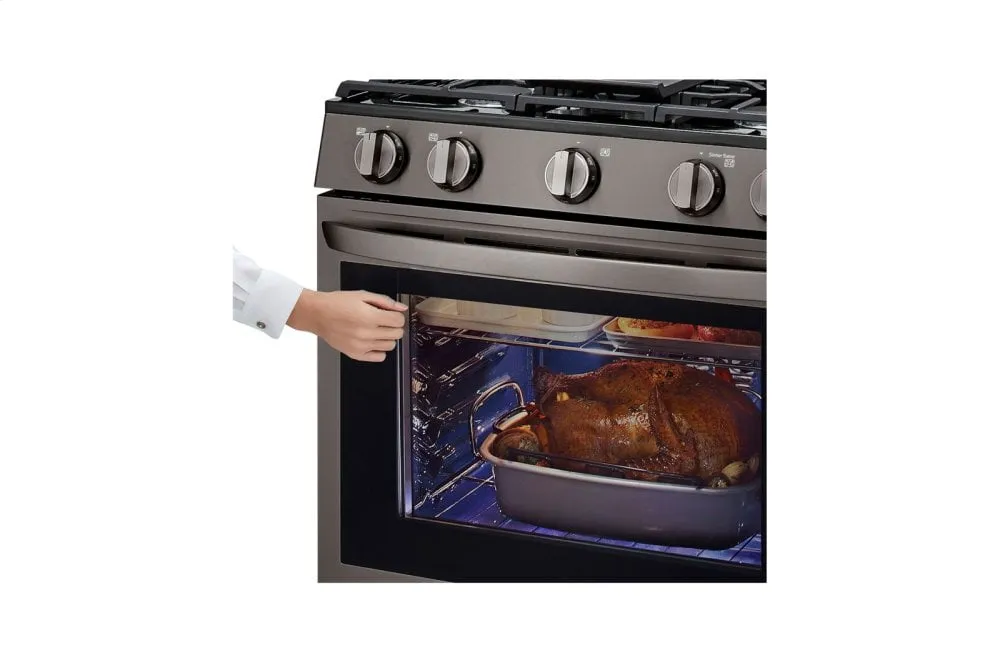 Lg LRGL5825D 5.8 Cu Ft. Smart Wi-Fi Enabled True Convection Instaview Gas Range With Air Fry