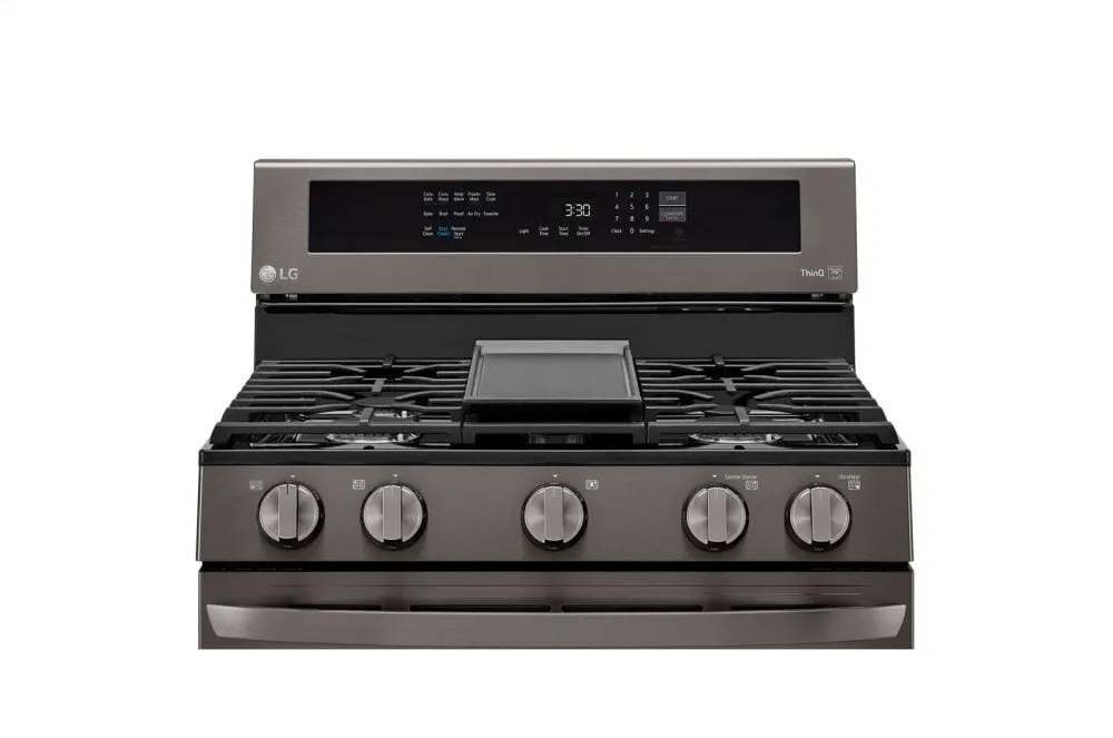 Lg LRGL5825D 5.8 Cu Ft. Smart Wi-Fi Enabled True Convection Instaview Gas Range With Air Fry