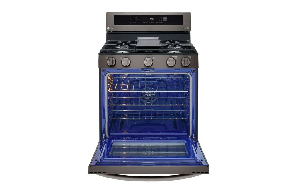Lg LRGL5825D 5.8 Cu Ft. Smart Wi-Fi Enabled True Convection Instaview Gas Range With Air Fry