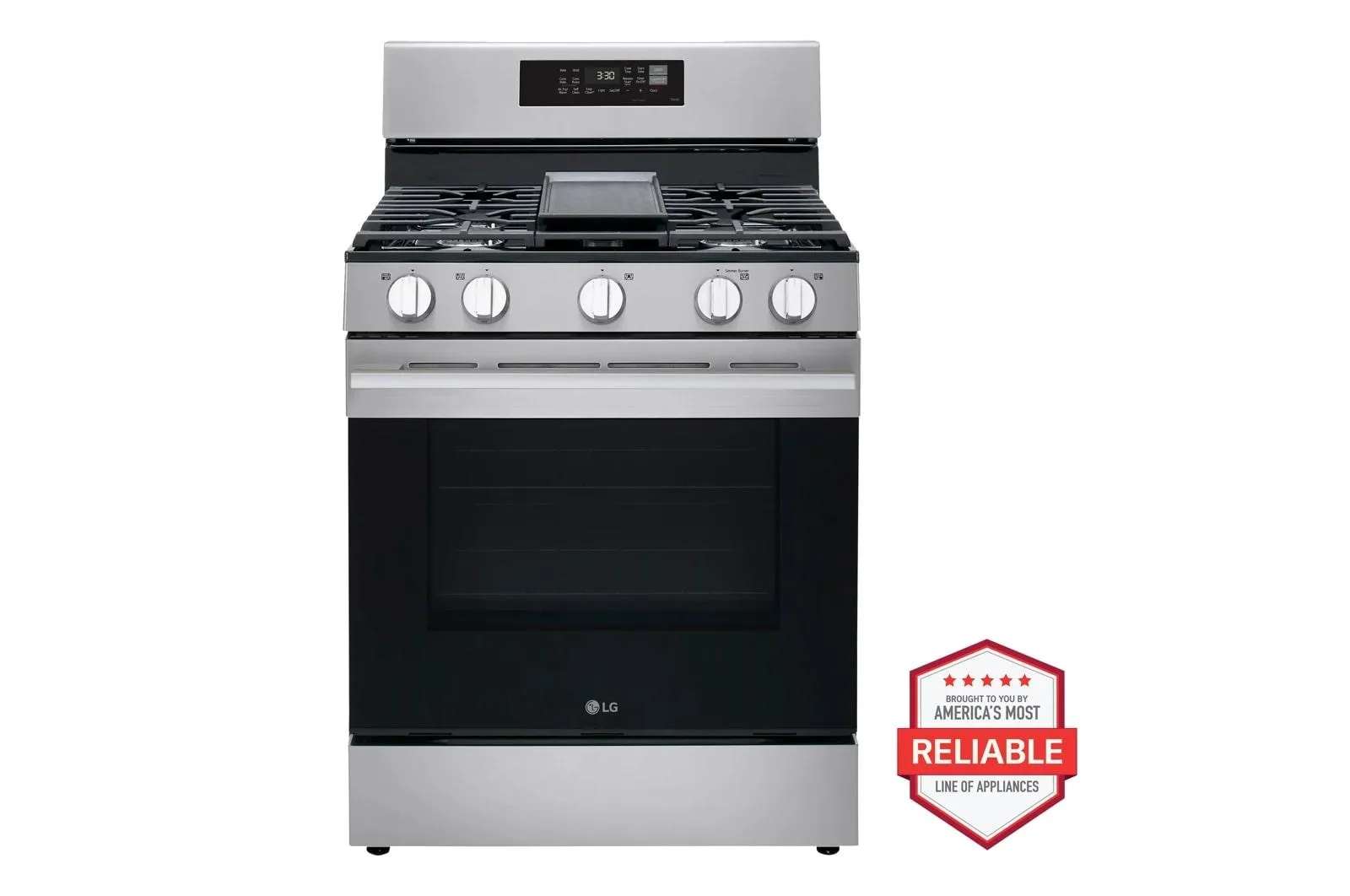 Lg LRGN6323Y 6.3 Cu. Ft. Smart Wi-Fi Enabled Probake Convection Gas Range With Air Fry & Easyclean