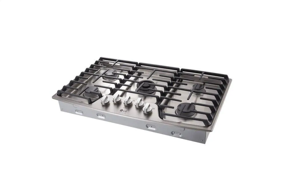 Lg LSCG367ST Lg Studio 36'' Gas Cooktop