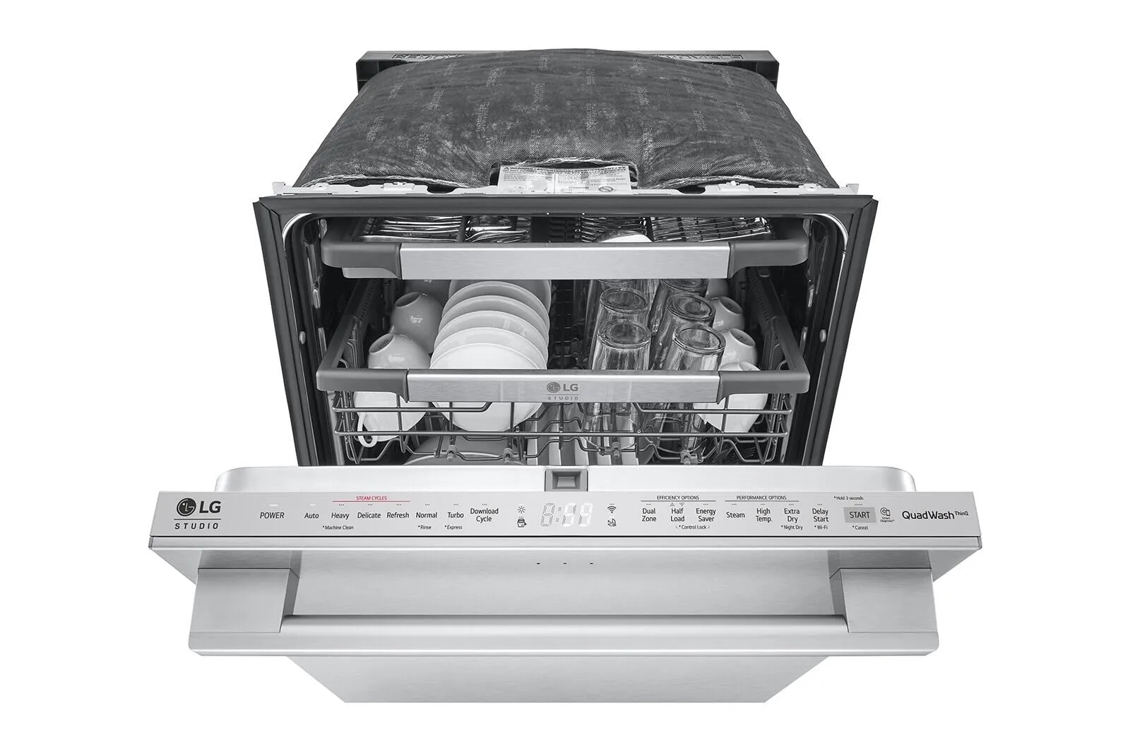Lg LSDTS9882S Lg Studio Top Control Smart Dishwasher With Quadwash&#8482; And Truesteam
