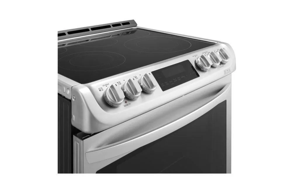 Lg LSE4613ST 6.3 Cu. Ft. Electric Single Oven Slide-In Range With Probake Convection And Easyclean