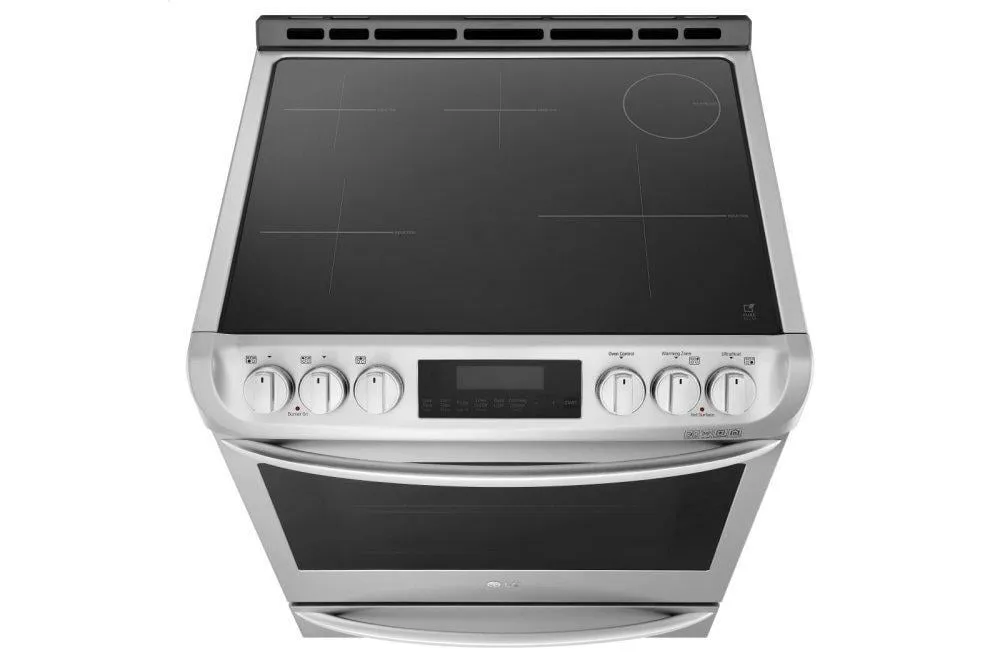 Lg LSE4617ST 6.3 Cu. Ft. Smart Wi-Fi Enabled Induction Slide-In Range With Probake Convection And Easyclean
