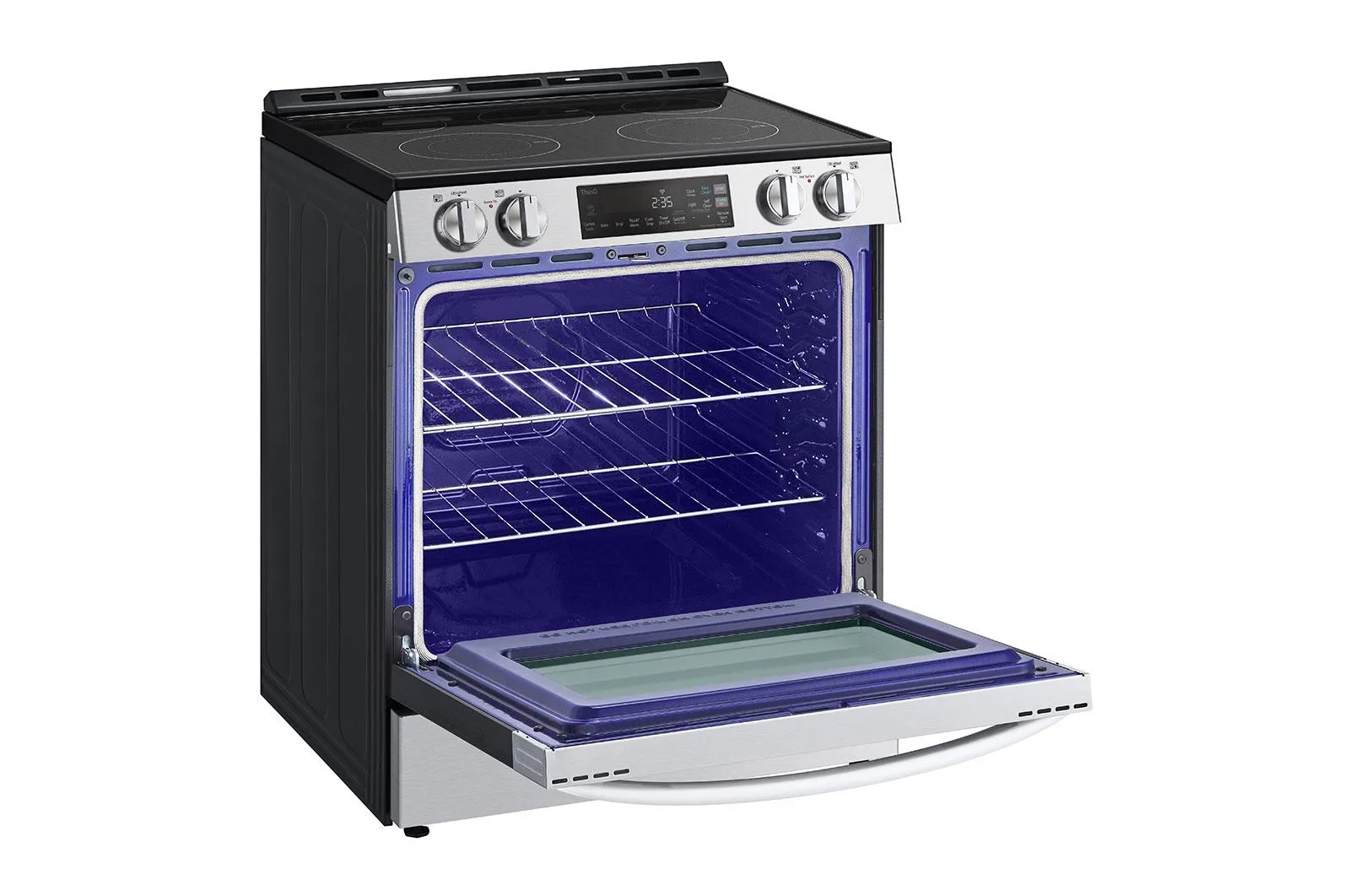 Lg LSEL6331F 6.3 Cu Ft. Smart Wi-Fi Enabled Electric Slide-In Range With Easyclean