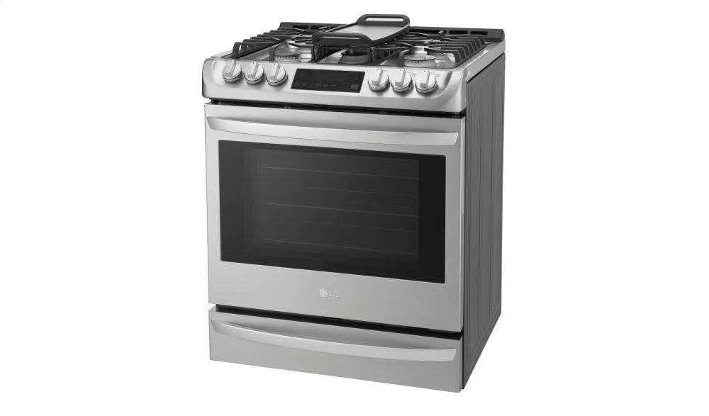Lg LSG4513ST 6.3 Cu. Ft. Gas Single Oven Slide-In Range With Probake Convection And Easyclean