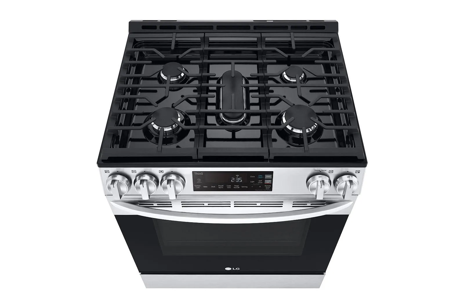 Lg LSGL5831F 5.8 Cu Ft. Smart Wi-Fi Enabled Gas Slide-In Range With Easyclean