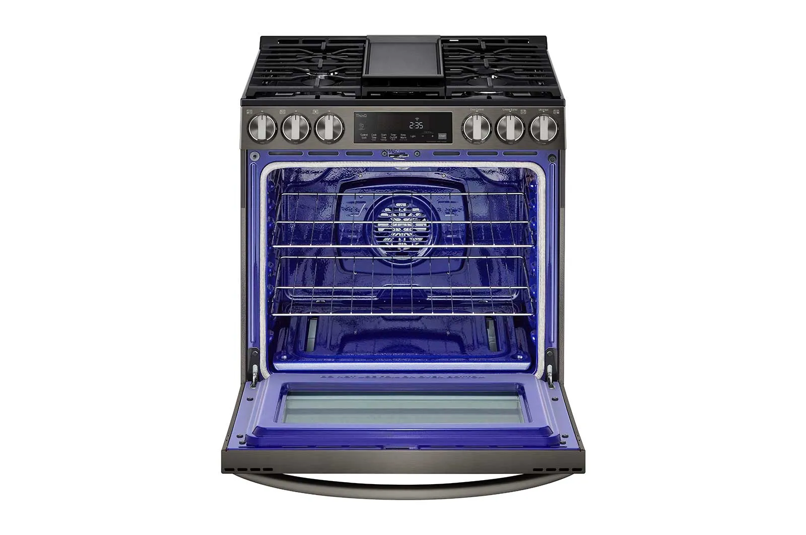 Lg LSGL5833D 5.8 Cu Ft. Smart Wi-Fi Enabled Fan Convection Gas Slide-In Range With Air Fry & Easyclean
