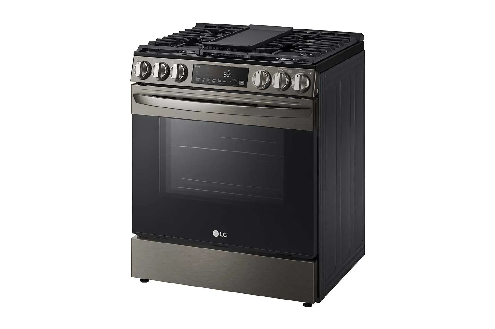 Lg LSGL5833D 5.8 Cu Ft. Smart Wi-Fi Enabled Fan Convection Gas Slide-In Range With Air Fry & Easyclean
