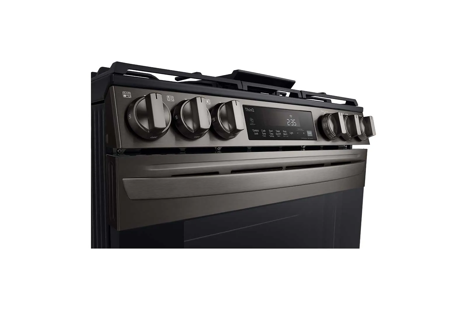 Lg LSGL5833D 5.8 Cu Ft. Smart Wi-Fi Enabled Fan Convection Gas Slide-In Range With Air Fry & Easyclean