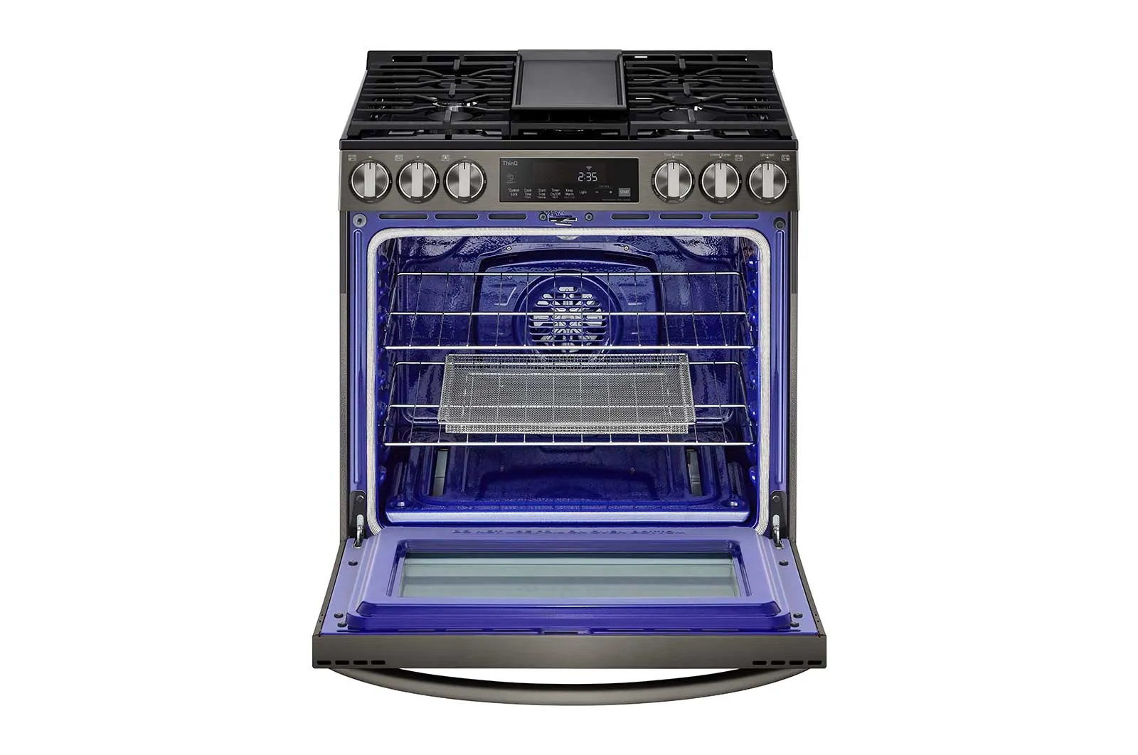 Lg LSGL5833D 5.8 Cu Ft. Smart Wi-Fi Enabled Fan Convection Gas Slide-In Range With Air Fry & Easyclean