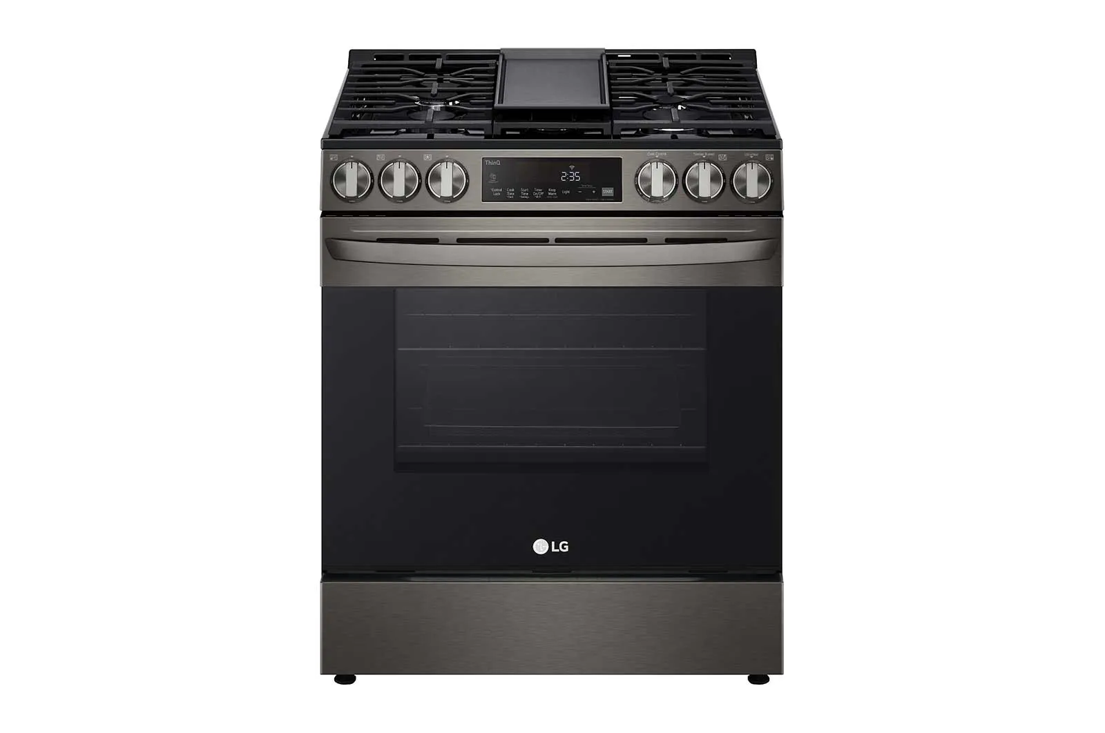 Lg LSGL5833D 5.8 Cu Ft. Smart Wi-Fi Enabled Fan Convection Gas Slide-In Range With Air Fry & Easyclean