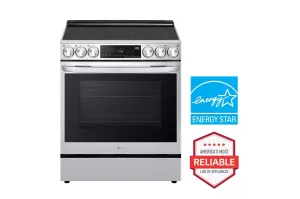Lg LSIL6336FE 6.3 Cu. Ft. Smart Induction Slide-In Range With Instaview, Probake Convection, Air Fry, And Air Sous Vide
